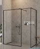 New Trendy New Modus Black Walk-In 140x100x200cm przejrzyste